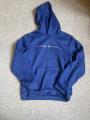 Modrá mikina s kapucí