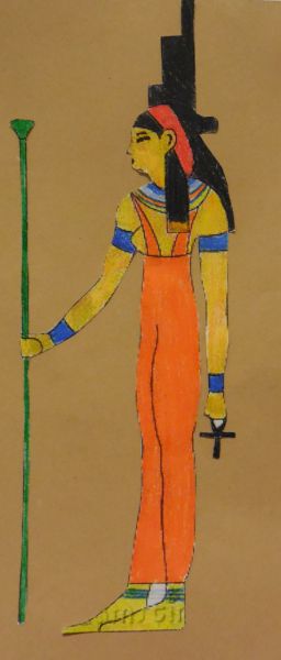 starověký Egypt - bohyně Isis