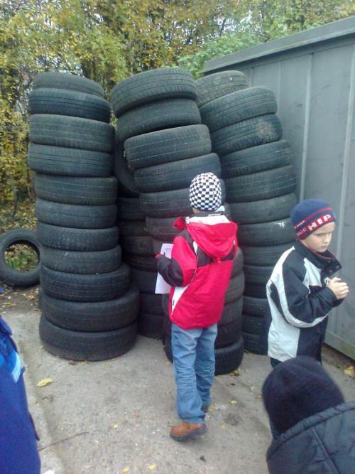 Recyklohraní - vyřazené pneumatiky